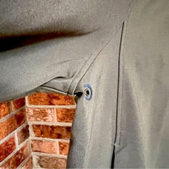 Lululemon  * On-Track Crew Sweatshirt   Top Dark Olive EUC size 12 - Picture 11 of 16